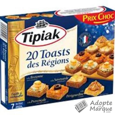 Tipiak Toasts des Régions La boîte de 160G