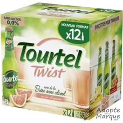 Tourtel Twist Bière sans alcool arômatisée au Jus d'Agrumes "Les 12 bouteilles de 27,5CL"
