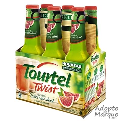 Tourtel Twist Bière sans alcool arômatisée au Jus d'Agrumes "Les 6 bouteilles de 27,5CL"