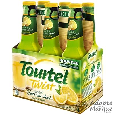 Tourtel Twist Bière sans alcool arômatisée au Jus de Citron "Les 6 bouteilles de 27,5CL"