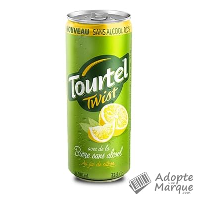 Tourtel Twist Bière sans alcool arômatisée au Jus de Citron La canette de 33CL