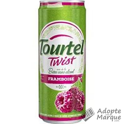 Tourtel Twist Bière sans alcool arômatisée au Jus de Framboise La canette de 33CL