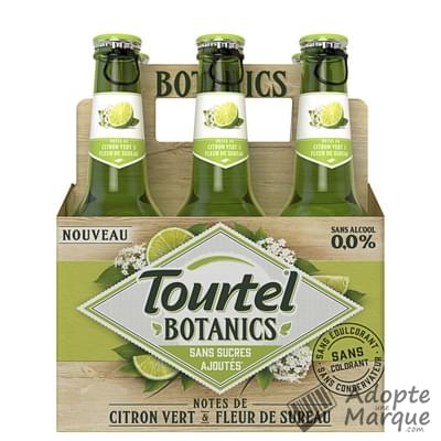 Tourtel Twist Botanics - Bière sans alcool arômatisée Citron vert & Fleur de Sureau "Les 6 bouteilles de 27,5CL"