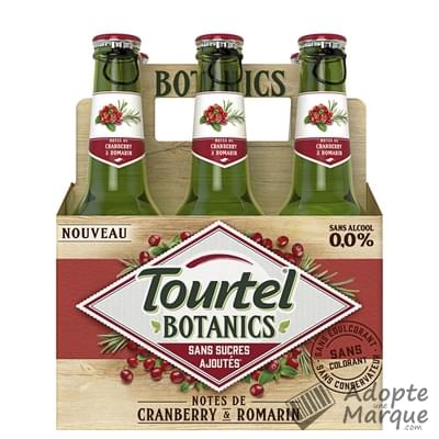 Tourtel Twist Botanics - Bière sans alcool arômatisée Cranberry & Romarin "Les 6 bouteilles de 27,5CL"