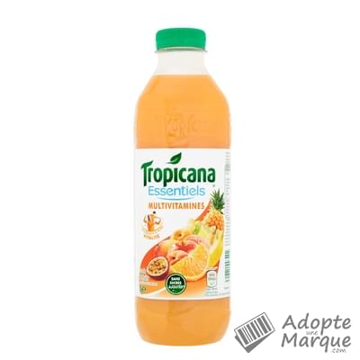 Tropicana Essentiels - Multivitaminés (Jus de 12 fruits sans sucres ajoutés) La bouteille de 1L