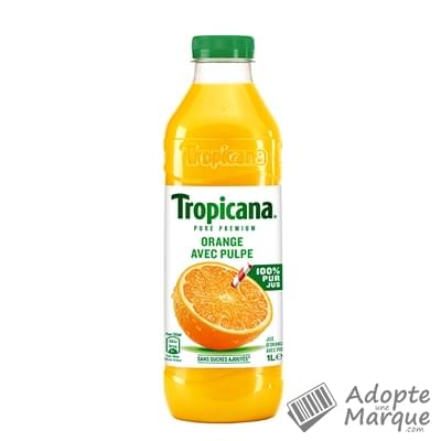 Tropicana Jus d'Orange avec pulpe La bouteille de 1L