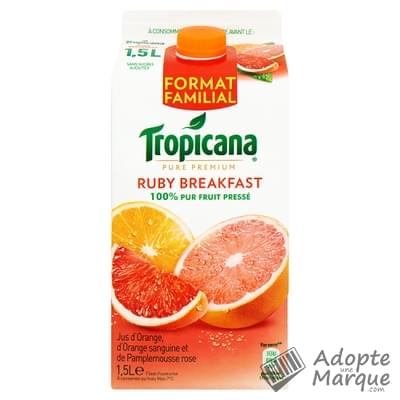 Tropicana Jus Ruby Breakfast "La brique de 1,5L"