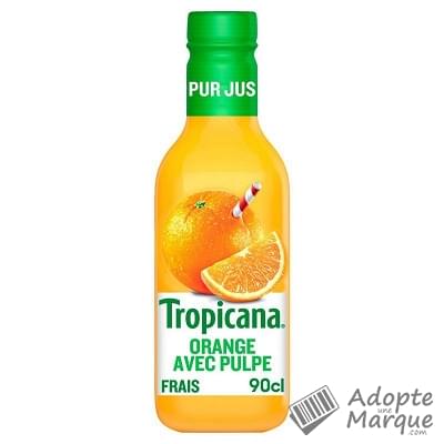 Tropicana Pur Jus - Oranges pressées avec pulpe La bouteille de 90CL