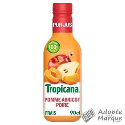 Tropicana Pur Jus - Pomme, Abricot & Poires La bouteille de 90CL