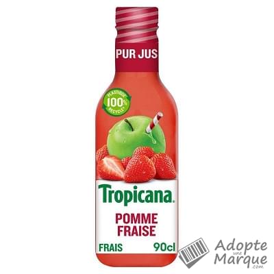 Tropicana Pur Jus - Pomme & Fraise La bouteille de 90CL