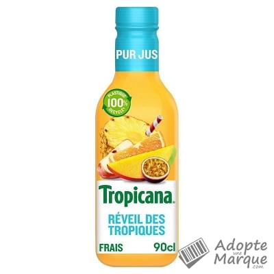 Tropicana Pur Jus - Réveil des Tropiques La bouteille de 90CL