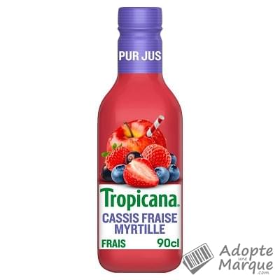 Tropicana Pure Jus - Cassis, Fraise & Myrtille  La bouteille de 90CL