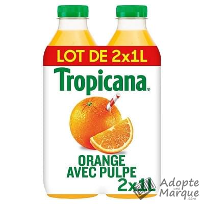 Tropicana Pure Premium - Jus d'Orange avec pulpe Les 2 bouteilles de 1L