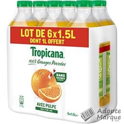 Tropicana Pure Premium - Jus d'Orange avec pulpe "Les 6 bouteilles de 1,5L"