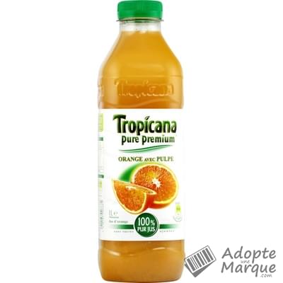 Tropicana Pure Premium - Jus d'Orange avec pulpe La bouteille de 1L