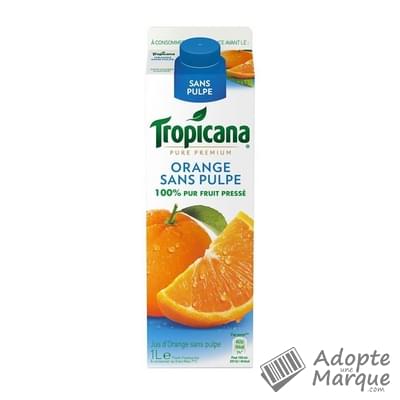 Tropicana Pure Premium - Jus d'Orange sans pulpe La brique de 1L