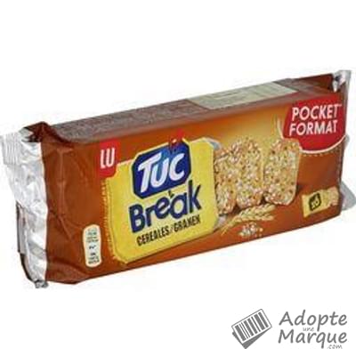 Tuc Break, Biscuit Salé aux Céréales "Les 6 sachets fraîcheur, 195G"