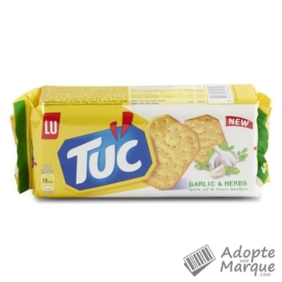 Tuc Crackers Biscuit Salé Goût Ail & Fines Herbes Le paquet de 100G
