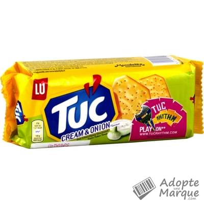 Tuc Crackers Biscuit Salé Goût Crème Oignon Le paquet de 100G