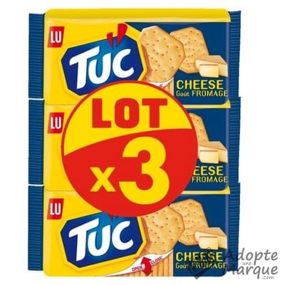 Tuc Crackers Biscuit Salé Goût Fromage Les 3 paquets de 100G