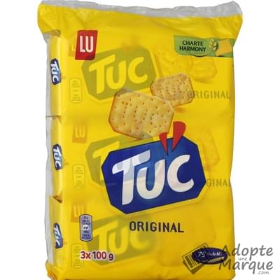 Tuc Crackers Biscuit Salé Goût Original Les 3 paquets de 100G