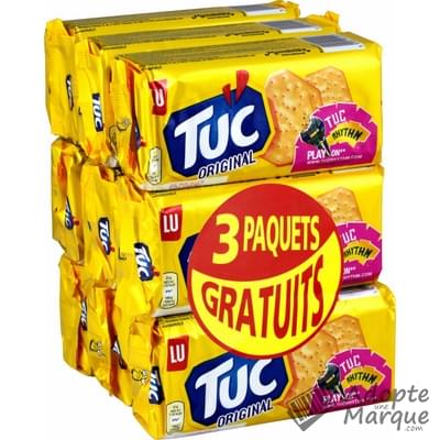 Tuc Crackers Biscuit Salé Goût Original Les 9 paquets de 100G
