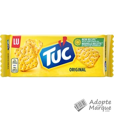 Tuc Crackers Biscuit Salé Goût Original Le paquet de 100G