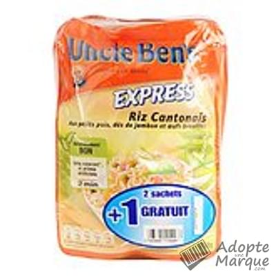 Uncle Ben's Express - Riz Cantonais Les 3 sachets de 250G