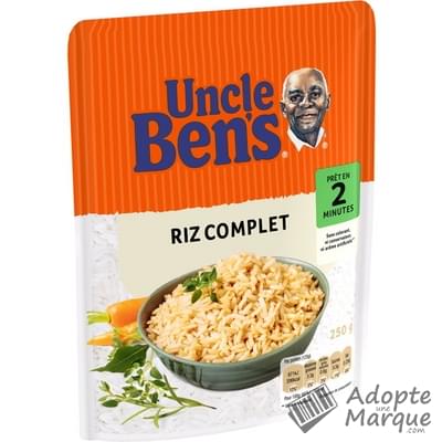 UNCLE BEN'S Uncle Bens riz express complet 2 min méditerranée 250g pas cher  