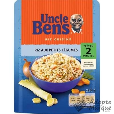 Uncle Ben's Express - Riz aux Petits Légumes Le sachet de 250G