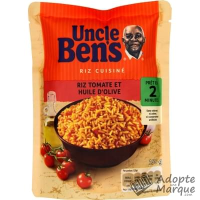 Uncle Ben's Express - Riz Tomate & Huile d'Olive Le sachet de 250G