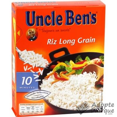 Uncle Ben's Riz Long Grain - Vrac Cuisson 10 minutes La boîte de 1KG