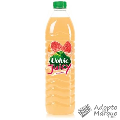 Volvic Juicy - Eau minérale naturelle aromatisée aux Agrumes "La bouteille de 1,5L"