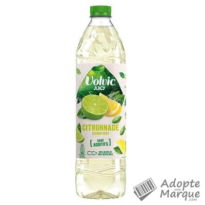 Volvic Juicy - Eau minérale naturelle aromatisée au Citron Vert "La bouteille de 1,5L"