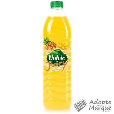 Volvic Juicy - Eau minérale naturelle aromatisée aux Fruits Exotiques "La bouteille de 1,5L"
