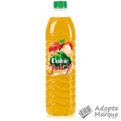Volvic Juicy - Eau minérale naturelle aromatisée à la Pomme "La bouteille de 1,5L"