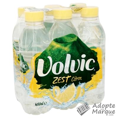 Volvic Zest - Boisson aromatisée au Citron Les 6 bouteilles de 50CL